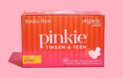 年轻女孩专用的小尺寸护理用品Pinkie，在沃尔玛推出新系列产品！ ...