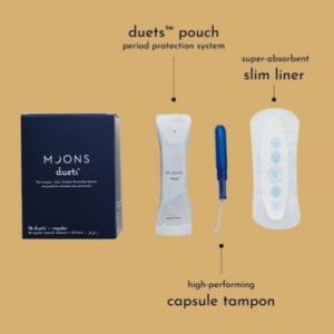 二合一！穆恩斯(Moons)公司首次推出更便捷的女性卫生产品！