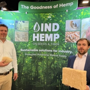IND HEMP和Hemitecture宣布大麻纤维非织造绝缘材料供应伙伴关系